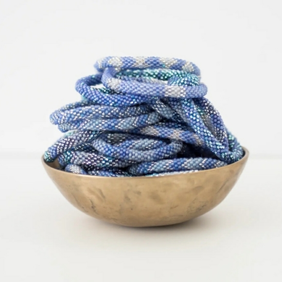 BOARDWALK -Original Roll-On® Bracelets, 7" round, made in Nepal #2 (3 pieces) - Picture 4 of 5